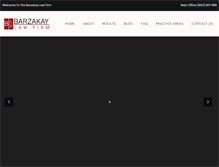 Tablet Screenshot of barzakaylaw.com